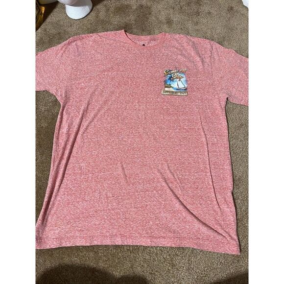 Summer Paradise Collection T-shirt Pink “Same Ol Ship Different Bay” Size XL - Picture 3 of 8